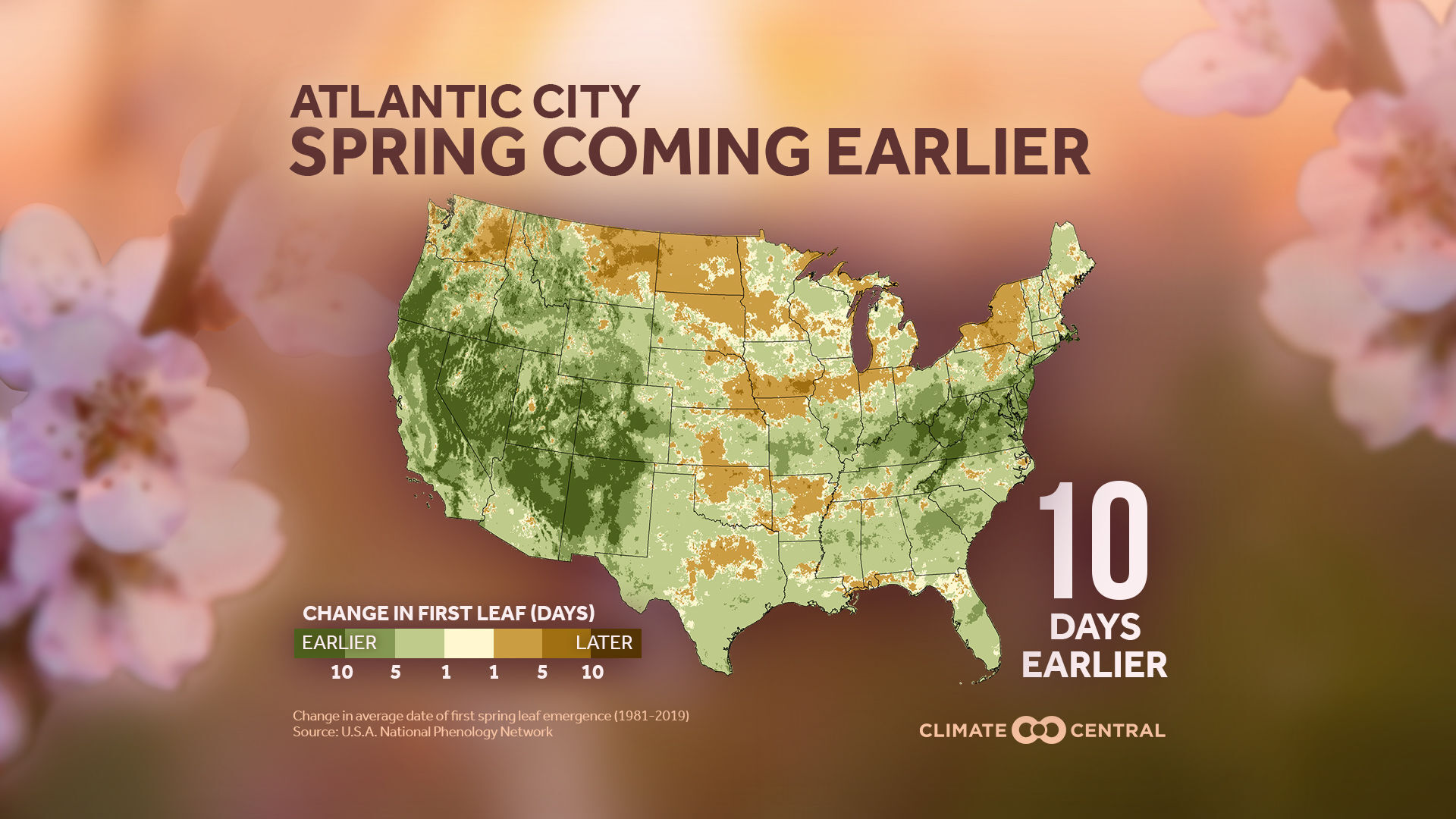 Spring Coming Earlier in Atlantic City